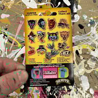 Image 3 of Panther Flaming Hoop- Acrylic Pin