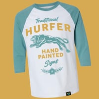 Image 1 of Hurfer Baseball T- Seafoam