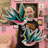 Image 1 of Pair of swallows- Left & right facing