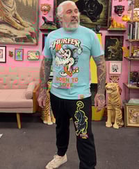 Image 2 of Crawling Panther Sweatpants- Black