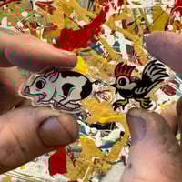 Image 2 of Chicken & pig- acrylic pins