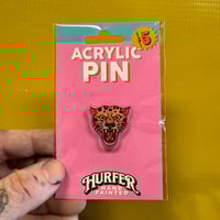 Image 2 of Leopard- acrylic pin
