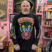 Image 2 of Panther Head Long Sleeve- Black