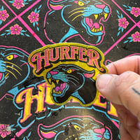 Image 1 of Panther- Side Profile Glitter Sticker