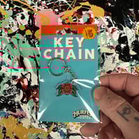 Image 2 of Pinhwheel Flower- Keychain