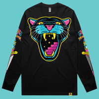 Image 1 of Portal Mouth Panther- Long Sleeve