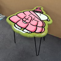 Image 2 of Pink Puffy Coat- End Table