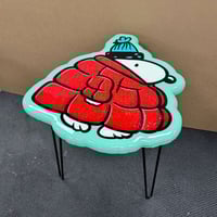 Image 2 of Red Puffy Coat- End Table
