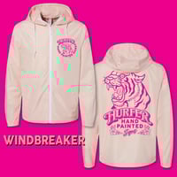 Image 1 of Tiger- Light Pink WIndbreaker